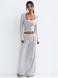 Light Gray Striped