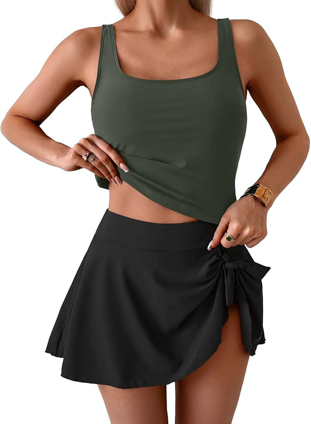 Sunkissed Tankini Two-Piece Set